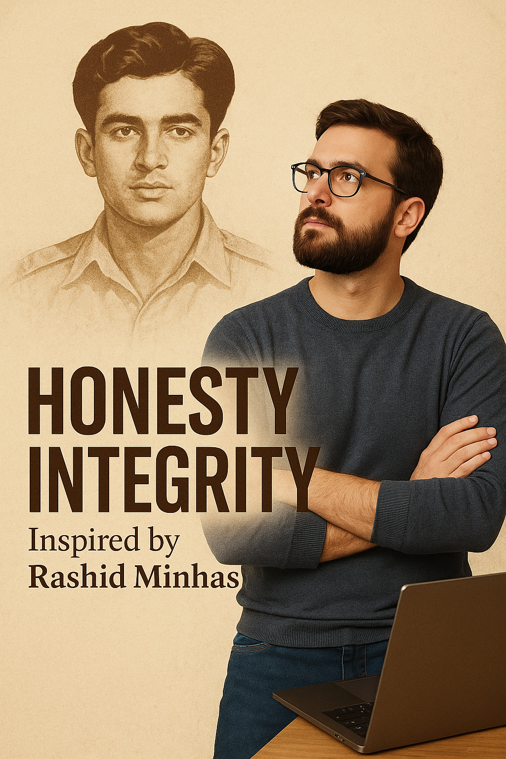 ✈️💡 Inspired by Rashid Minhas: A Full Stack Developer's Story of Integrity 💻🛡️